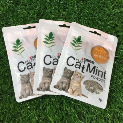 Pure Cat Mint™ (Catnip) | مسحوق نعناع القطط العضوي «كات نيب» 5 جم – ينشّط القطط ويقلّل التوتر - Image 7